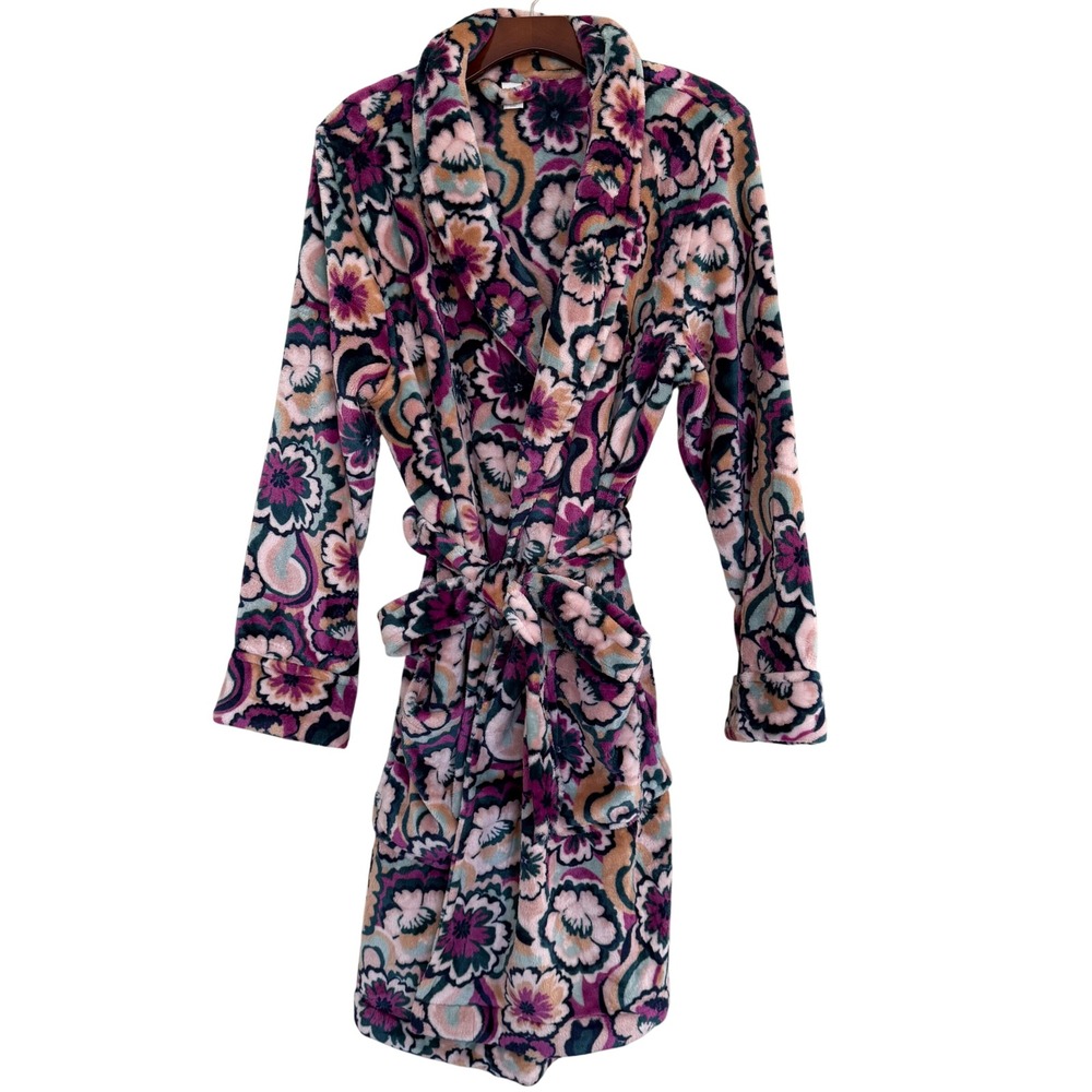 Vera Bradley Printed Robe S Patch Pockets and Tie Belt New Without Tags